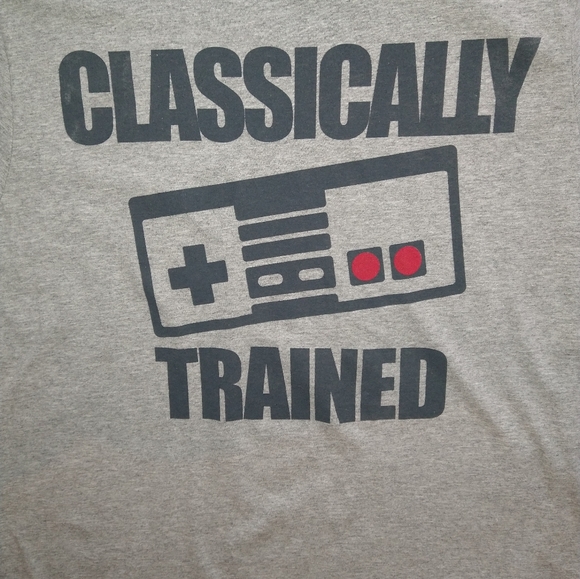 Men's Extreme concepts Gamer T shirt Gray/red Size Medium - Picture 2 of 5